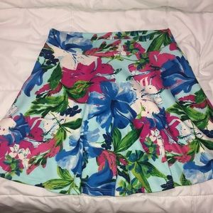 Floral Skater Skirt